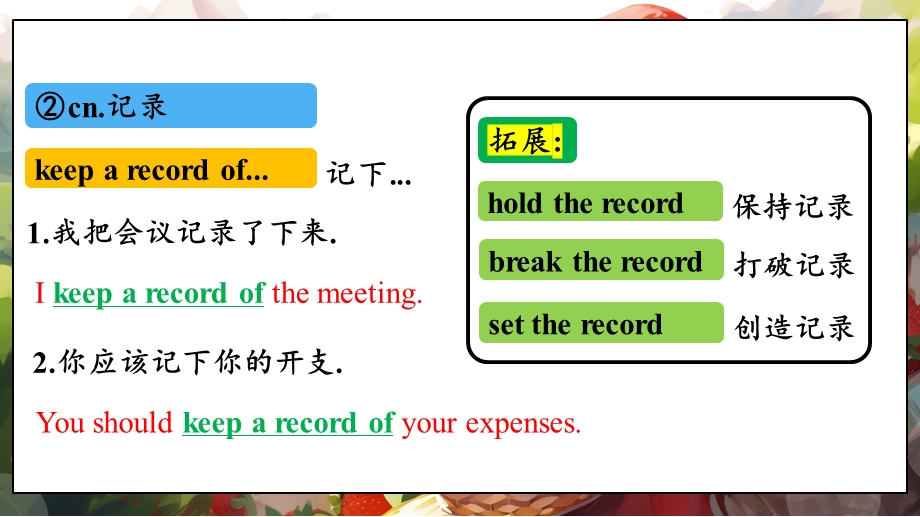 Unit7 Section B 词汇课件 -2024-2025学年人教版七年级英语下册.pptx_第3页