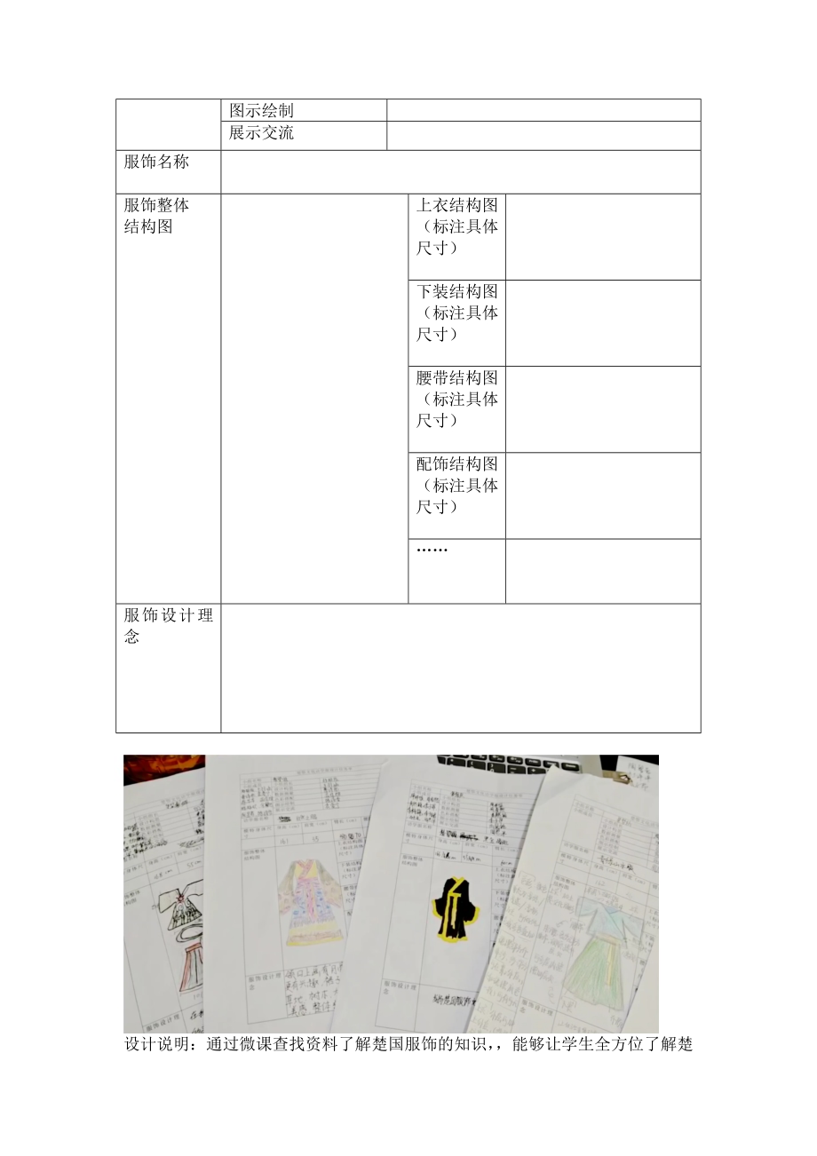 小学综合实践活动：楚鄂文化中的服饰探秘-作业设计.doc_第5页